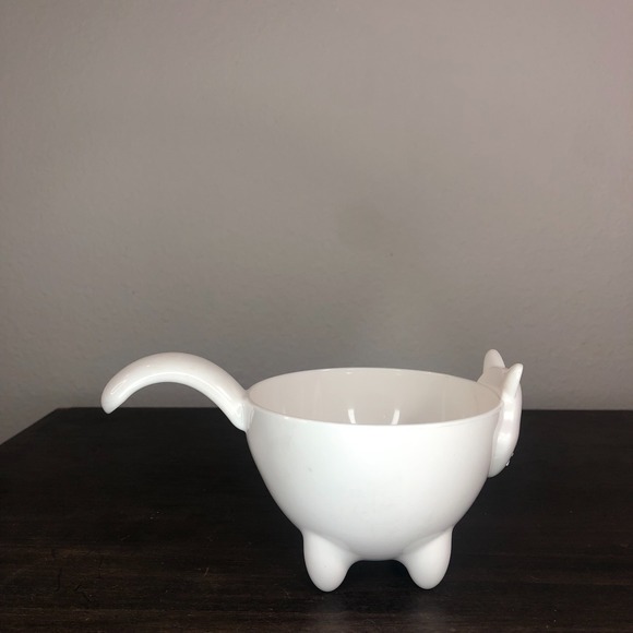 Joie Meow 3 White Kitty Cat Stackable Nesting Measuring Cups 1/4 1/2 &1 Cup Set - Picture 5 of 16